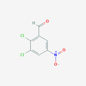 molecular formula C7H3Cl2NO3 B3294610 2,3-Dichloro-5-nitrobenzaldehyde CAS No. 887360-79-4