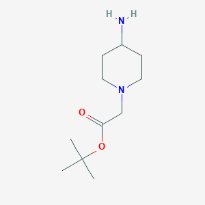 B3294617 Tert-butyl 2-(4-aminopiperidin-1-yl)acetate CAS No. 887411-16-7