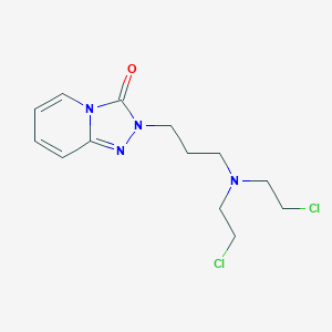 molecular formula C13H18Cl2N4O B032951 2-[3-[Bis(2-chloroethyl)amino]propyl]-1,2,4-triazolo[4,3-a]pyridin-3(2H)-one CAS No. 53689-10-4