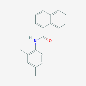 molecular formula C19H17NO B329514 N-(2,4-dimethylphenyl)-1-naphthamide 