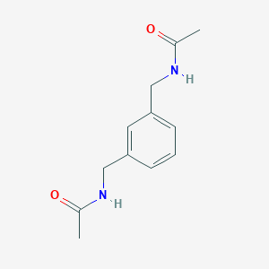 molecular formula C12H16N2O2 B329531 N-{[3-(ACETAMIDOMETHYL)PHENYL]METHYL}ACETAMIDE 