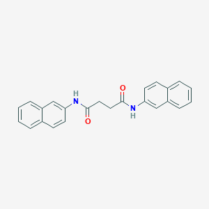 molecular formula C24H20N2O2 B329537 N,N/'-Dinaphthalen-2-ylbutanediamide 