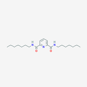 molecular formula C21H35N3O2 B329552 N~2~,N~6~-diheptyl-2,6-pyridinedicarboxamide 