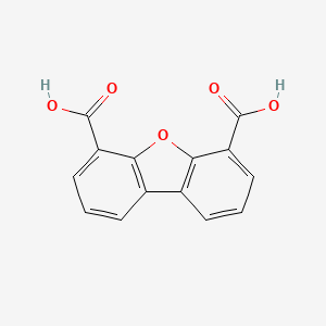 molecular formula C14H8O5 B3295531 Dibenzofuran-4,6-dicarboxylic acid CAS No. 88818-47-7