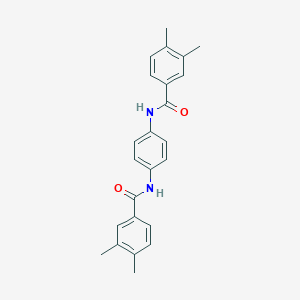 molecular formula C24H24N2O2 B329569 N-[4-[(3,4-dimethylbenzoyl)amino]phenyl]-3,4-dimethylbenzamide 