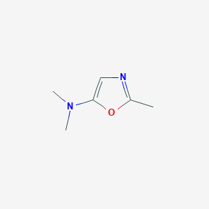 molecular formula C6H10N2O B3295720 N,N,2-Trimethyloxazol-5-amine CAS No. 88861-86-3