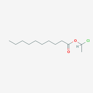 B3296330 1-Chloroethyl decanoate CAS No. 89296-73-1