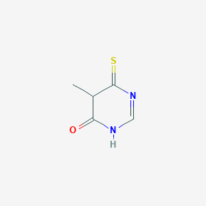 molecular formula C5H6N2OS B3296353 5-Methyl-6-thioxo-5,6-dihydropyrimidin-4(1H)-one CAS No. 89322-74-7