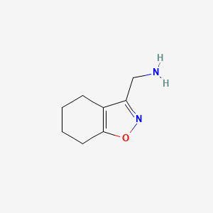 molecular formula C8H12N2O B3296424 4,5,6,7-Tetrahydro-1,2-benzoxazol-3-ylmethanamine CAS No. 893639-05-9