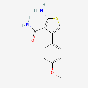 2-Amino-4-(4-methoxyphenyl)thiophene-3-carboxamide