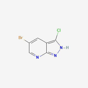 5-bromo-3-chloro-1H-pyrazolo[3,4-b]pyridine