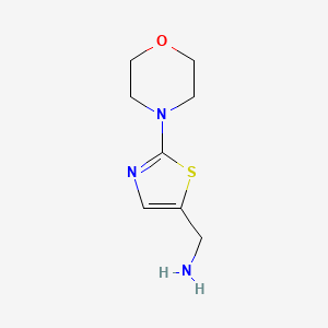 [2-(Morpholin-4-yl)-1,3-thiazol-5-yl]methanamine