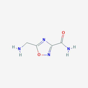 5-(Aminomethyl)-1,2,4-oxadiazole-3-carboxamide