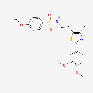 N-(2-(2-(3,4-dimethoxyphenyl)-4-methylthiazol-5-yl)ethyl)-4-ethoxybenzenesulfonamide