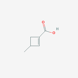 molecular formula C6H8O2 B3297191 3-methyl-1-Cyclobutene-1-carboxylic acid CAS No. 89533-69-7