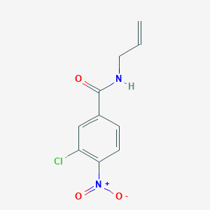 molecular formula C10H9ClN2O3 B329727 N-allyl-3-chloro-4-nitrobenzamide 