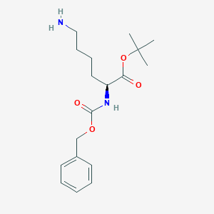 B032973 Tert-butyl (2S)-6-amino-2-(phenylmethoxycarbonylamino)hexanoate CAS No. 112157-39-8