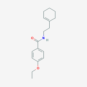 molecular formula C17H23NO2 B329753 N-[2-(cyclohex-1-en-1-yl)ethyl]-4-ethoxybenzamide 