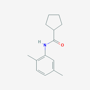 molecular formula C14H19NO B329768 N-(2,5-dimethylphenyl)cyclopentanecarboxamide 