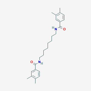 molecular formula C26H36N2O2 B329813 N-[8-[(3,4-dimethylbenzoyl)amino]octyl]-3,4-dimethylbenzamide 