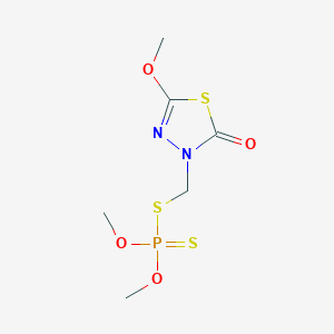molecular formula C6H11N2O4PS3 B032985 Methidathion CAS No. 950-37-8