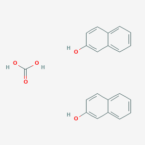 molecular formula C21H18O5 B3298659 carbonic acid;naphthalen-2-ol CAS No. 89784-86-1