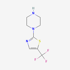 2-(Piperazin-1-yl)-5-(trifluoromethyl)thiazole