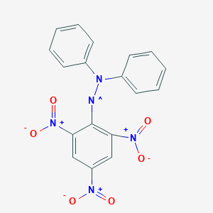 molecular formula C18H12N5O6 B032988 1,1-Diphenyl-2-picrylhydrazyl CAS No. 1898-66-4