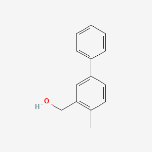 molecular formula C14H14O B3299221 (4-methylbiphenyl-3-yl)methanol CAS No. 89951-73-5