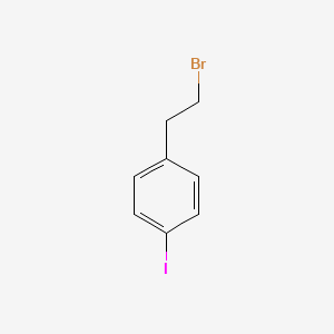molecular formula C8H8BrI B3299352 1-(2-Bromoethyl)-4-iodobenzene CAS No. 89978-45-0