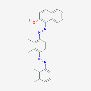 molecular formula C26H24N4O B032995 2-Naphthalenol, 1-[2-[4-[2-(dimethylphenyl)diazenyl]dimethylphenyl]diazenyl]- CAS No. 1320-06-5