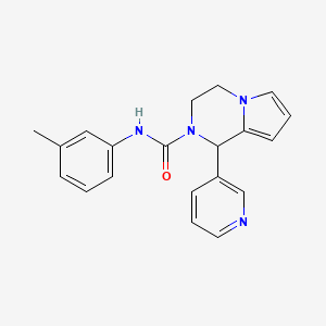 1-(pyridin-3-yl)-N-(m-tolyl)-3,4-dihydropyrrolo[1,2-a]pyrazine-2(1H)-carboxamide