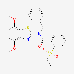 N-benzyl-N-(4,7-dimethoxybenzo[d]thiazol-2-yl)-2-(ethylsulfonyl)benzamide