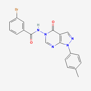 3-bromo-N-(4-oxo-1-(p-tolyl)-1H-pyrazolo[3,4-d]pyrimidin-5(4H)-yl)benzamide