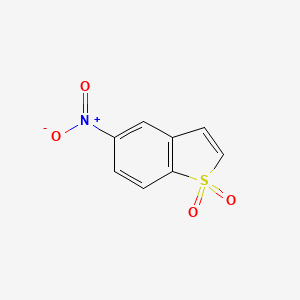 molecular formula C8H5NO4S B3300246 5-Nitrobenzothiophene 1,1-Dioxide CAS No. 90049-81-3