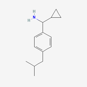 molecular formula C14H21N B3300540 Cyclopropyl[4-(2-methylpropyl)phenyl]methanamine CAS No. 902742-36-3
