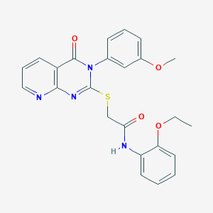 N-(2-ethoxyphenyl)-2-((3-(3-methoxyphenyl)-4-oxo-3,4-dihydropyrido[2,3-d]pyrimidin-2-yl)thio)acetamide
