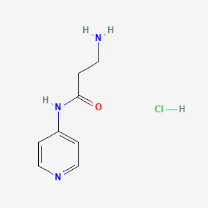 3-amino-N-(pyridin-4-yl)propanamide hydrochloride