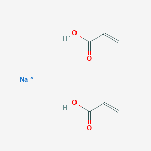 molecular formula C6H8NaO4 B3300634 2-Propenoic acid, polymer with sodium 2-propenoate CAS No. 9033-79-8