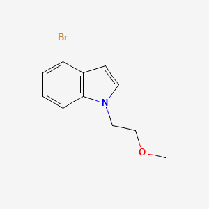molecular formula C11H12BrNO B3300661 4-bromo-1-(2-methoxyethyl)-1H-Indole CAS No. 903499-26-3