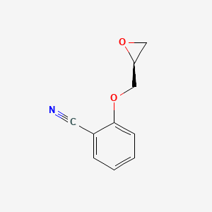 molecular formula C10H9NO2 B3300742 (S)-2-(Oxiran-2-ylmethoxy)benzonitrile CAS No. 904734-43-6