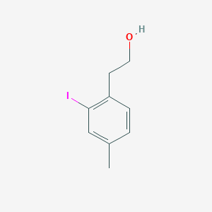 molecular formula C9H11IO B3301041 2-(2-Iodo-4-methylphenyl)ethan-1-ol CAS No. 90585-30-1
