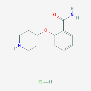 2-(Piperidin-4-yloxy)benzamide hydrochloride