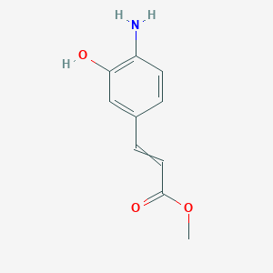 Methyl 3-(4-amino-3-hydroxyphenyl)prop-2-enoate