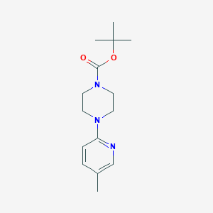 molecular formula C15H23N3O2 B3301155 tert-Butyl 4-(5-methylpyridin-2-yl)piperazine-1-carboxylate CAS No. 907208-89-3