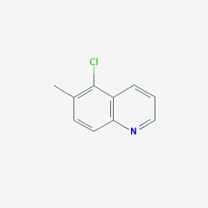 molecular formula C10H8ClN B3301273 5-Chloro-6-methylquinoline CAS No. 90799-48-7