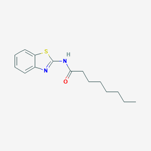 molecular formula C15H20N2OS B330135 N-(1,3-benzothiazol-2-yl)octanamide 