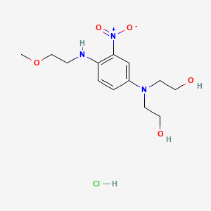 molecular formula C13H22ClN3O5 B3301546 HC Blue no. 11 CAS No. 910463-51-3