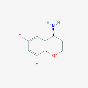 molecular formula C9H9F2NO B3301725 (r)-6,8-Difluorochroman-4-amine CAS No. 912260-01-6