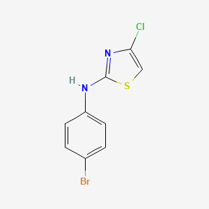 molecular formula C9H6BrClN2S B3301829 N-(4-Bromophenyl)-4-chlorothiazol-2-amine CAS No. 912969-55-2